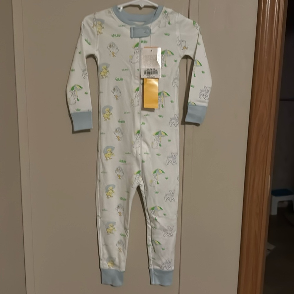 NWT‎ TBBC 2T Knox's Night Nights in London Lawn Party Onesie Sleeper